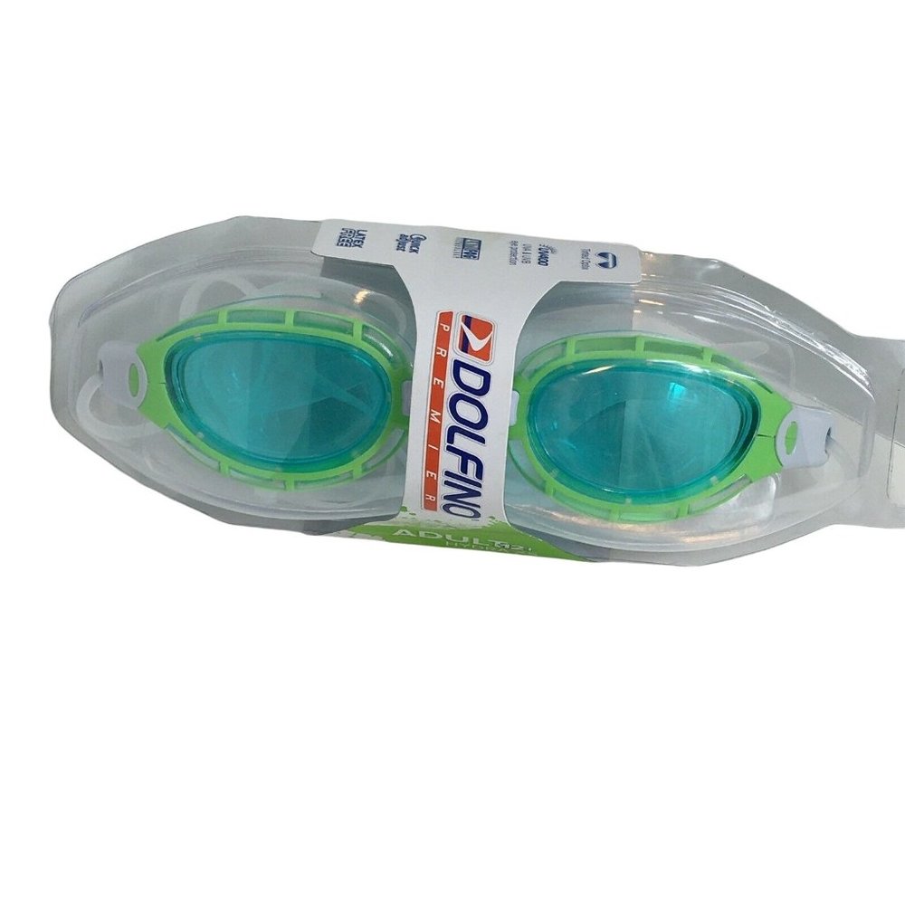 Dolfino Hydra XS Silicone Swim Goggles Adult Ages 12+ UV400 Protection Latex Fr